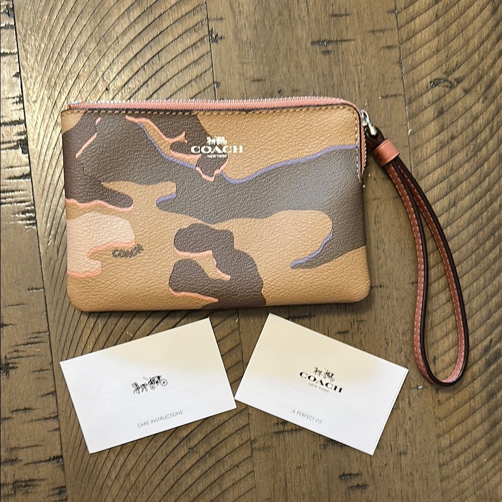 Coach Camouflage Wristlet
